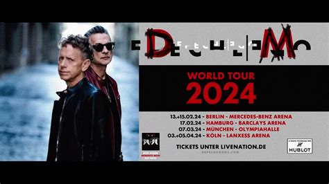 VIP Nation Europe Depeche Mode Memento Mori 2024