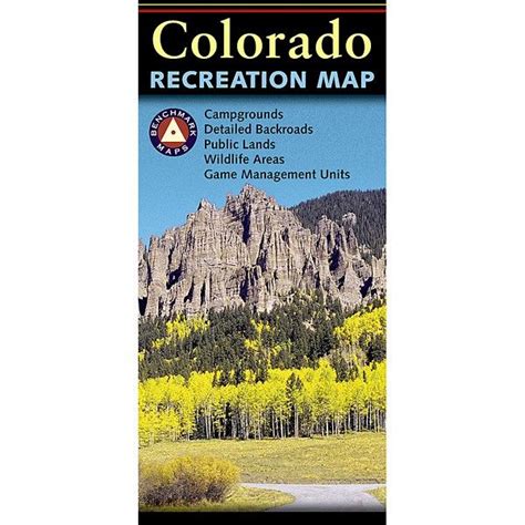 Benchmark Colorado Recreation Map Recreation Colorado Map