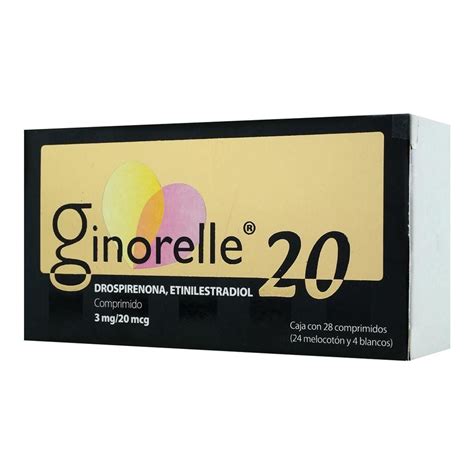 Ginorelle 20 3 Mg 20 Mcg 28 Comprimidos Farmacia Coyoacán