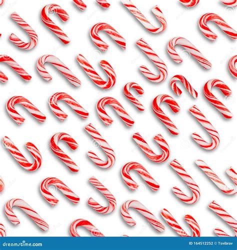 Candy Canes On White Background Stock Photo Image Of Miniature Junk