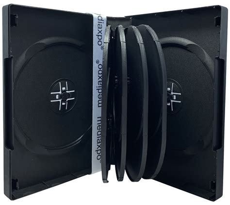 Checkoutstore 50 Black 10 Disc Dvd Cases