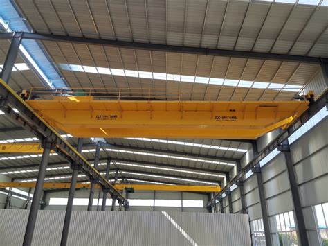 Workshop Electric Hoist Double Girder Beam Eot Overhead Bridge Crane