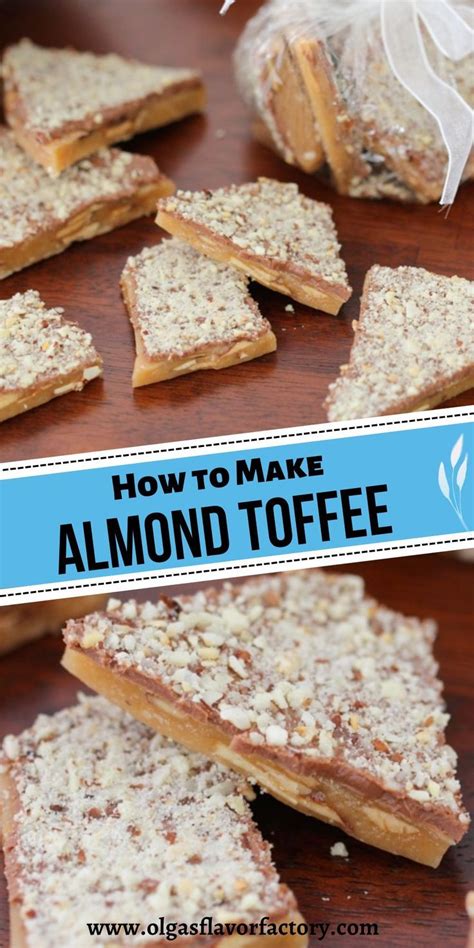 Almond Toffee Recipe In 2024 Almond Toffee Toffee Recipe Gluten Free Candy