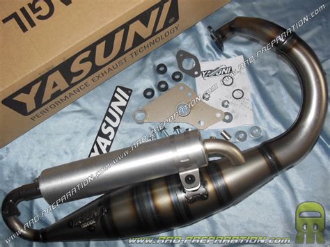 YASUNI R Exhaust For PEUGEOT Vertical Air And Liquid Scooter Engine