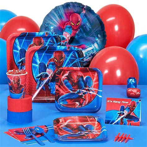 The Amazing Spider Man 3d Standard Party Pack Spiderman Birthday Party Birthday Party Packs