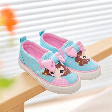 girls shoes canvas children kids girl sneakers shoe baby size 21 35 for 2~15 year spring autumn ...