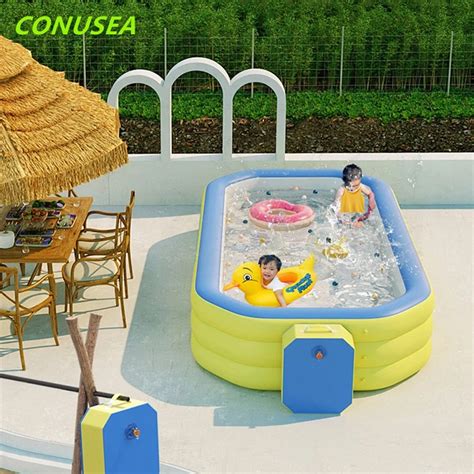 2 2 6 3M Piscine Gonflable Jouets Famille Piscine Enfant Piscines