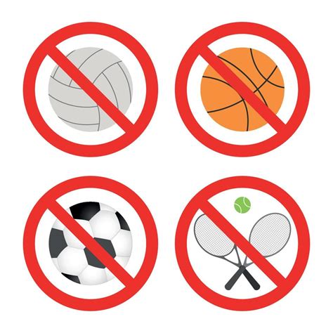 No Sports Sign