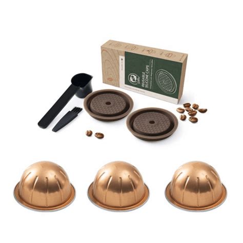 I Cafilas Reusable Coffee Capsules Refillable Pods For Nespresso Vertuoline Vertuo