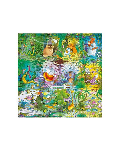 Puzzle 1000 pièces Quadrat Wildlife Mordillo 29799 Heye