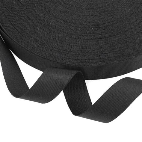 1 Inch Wide Black Nylon Heavy Webbing Strap 10 Yards Nylon Strap US