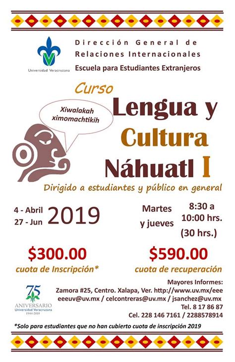 Lengua Y Cultura N Huatl I Escuela Para Estudiantes Extranjeros