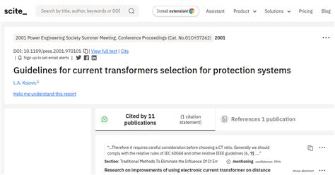 Guidelines For Current Transformers Selection For Protection Systems