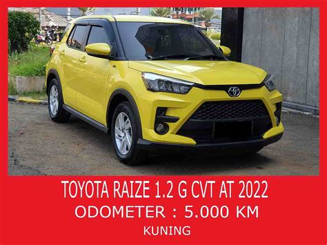 Focus Motor Group Toyota Raize 1 2 G CVT AT Kuning 2022