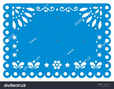 Diseño De Plantilla Vectorial Papel Picado Vector De Stock Libre De