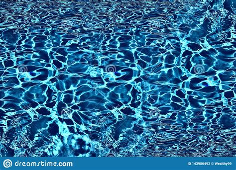 Blue Ripped Water With Sunny Reflections Water In Rippled Water Detail