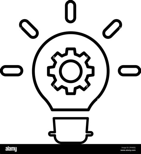 Idea Development Icon Flat Style Vector Eps Use In Infographicsweb