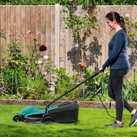 Bosch Elektro Rasenm Her Rotak Er Mit L Fangkorb W Kaufen