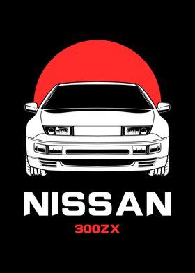 Nissan 300ZX Poster By Faissal Thomas Displate