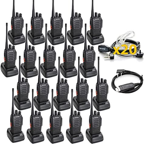 Baofeng Bf 888s Walkie Talkies Long Range For Adults With Earpieces