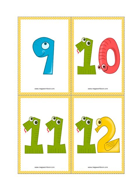 Number Flashcards 1 50 Printable Pdf Number Flash Cards Printable Pdf ...