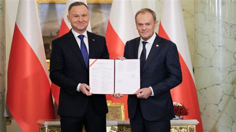 Prezydent Andrzej Duda Powołał Rząd Premiera Donalda Tuska Redakcja