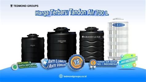 Daftar Terbaru Harga Tandon Air Liter Toren Anti Lumut