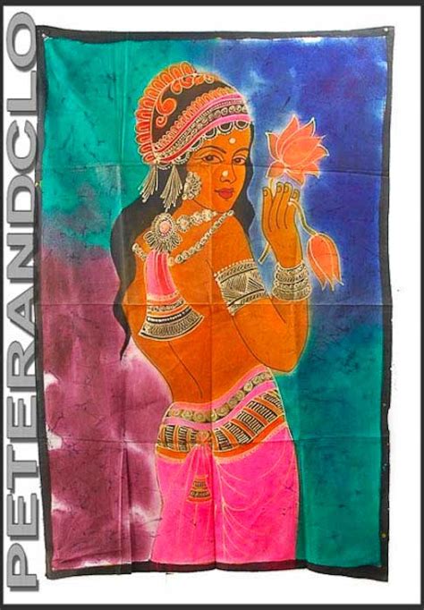 Batik Femme Hindoue Erotique X Cm Peterandclo