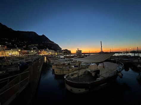 Van Sorrento Capri Boottocht Van Dag Tot Nacht Met Een