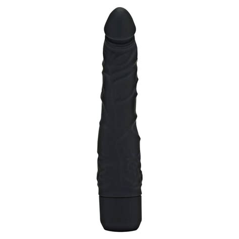 GET REAL CLASSIC SLIM VIBRADOR NEGRO Seductime Sex Shop