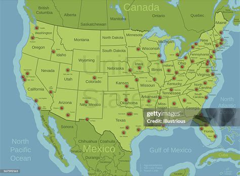 United States Major Cities Map High-Res Vector Graphic - Getty Images