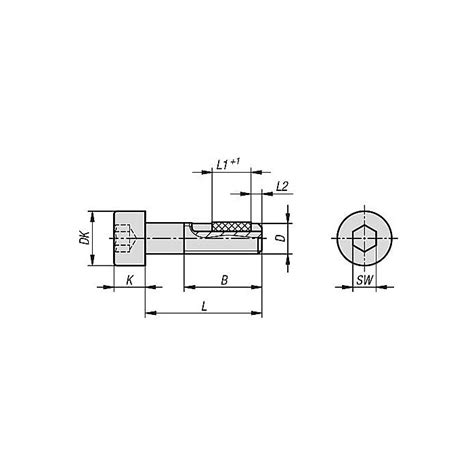 KIPP Zylinderschraube Mit Innensechskant Din912 Din En Iso4762 Long