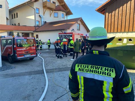 B Kellerbrand Freiwillige Feuerwehr Neunburg Vorm Wald