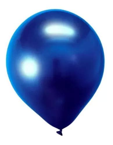 látex Happy Day Metalizado globos azul Globos24cm con liso Metalizado