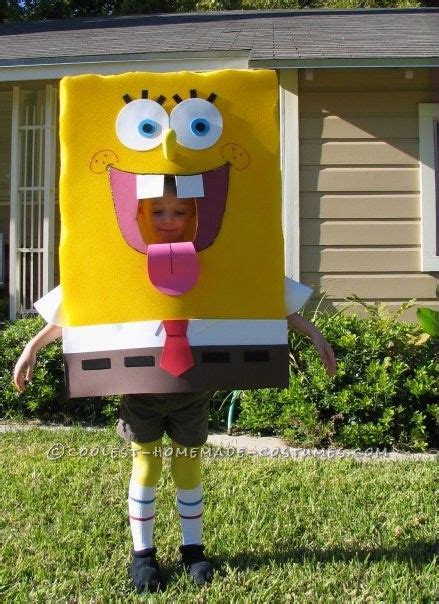 Homemade Spongebob Costume People Thought Spongebob Was Part Of The