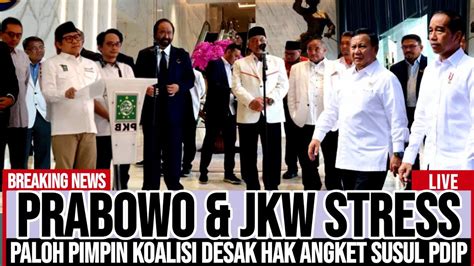 JOKOWI PRABOWO STRESS BERAT PALOH PIMPIN KOALISI SIAP TANDA TANGAN