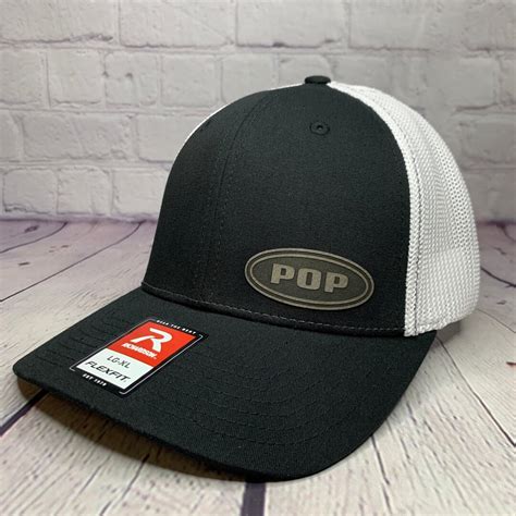 Pop Patch Hat Richardson 110 Flex Fit Fitted Hat Pop Hat Custom Hat