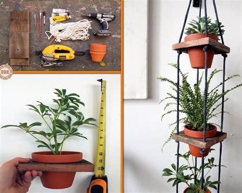 Creative DIY Tiered Hanging Pots - The Owner-Builder Network