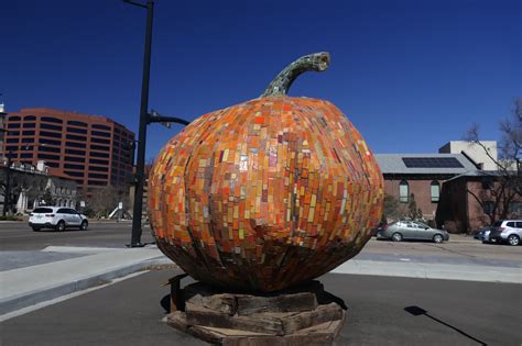 Pumpkin Sculpture Colorado Springs Free Photo On Pixabay