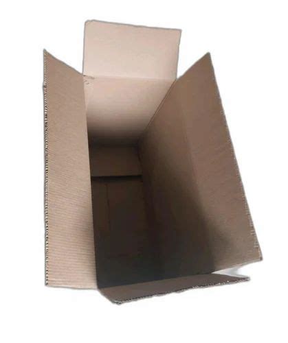 Single Wall Ply Rectangular Corrugated Packaging Box At Piece In