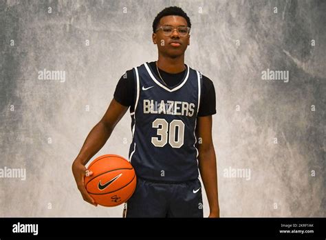 Bryce James poses during Sierra Canyon basketball media day on ...