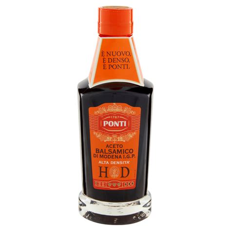 Ponti Aceto Balsamico di Modena I G P Alta Densità HD 250 ml Carrefour