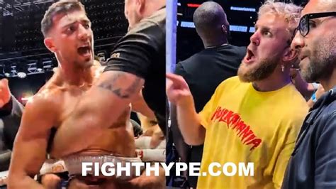 Watch Jake Paul And Tommy Fury Heated Confrontation Up Close Highlights