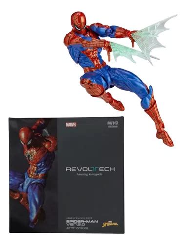 Amazing Yamaguchi Revoltech Spiderman Ver Original Env O Gratis