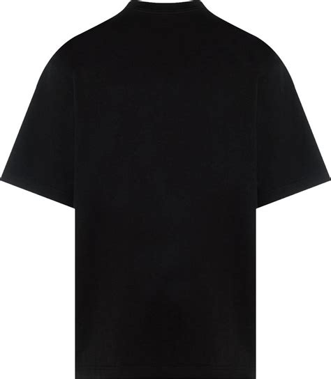 Buy Balenciaga Medium Fit T Shirt Black White 764235 Tnvr2 1070 Goat