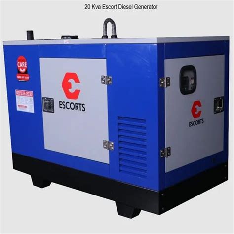 20 Kva Escort Diesel Generator At Rs 400000piece Escorts Generator