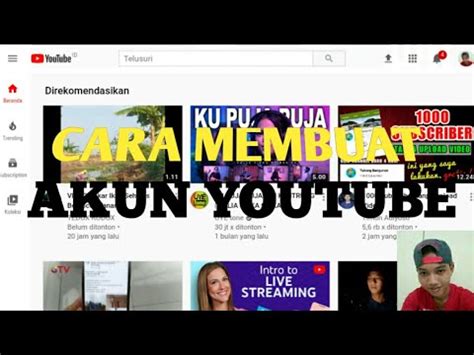 Cara Membuat Akun Youtube Banyak Subscriber YouTube