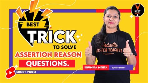 Best Trick To Solve Assertion Reason Questions Neet Neet