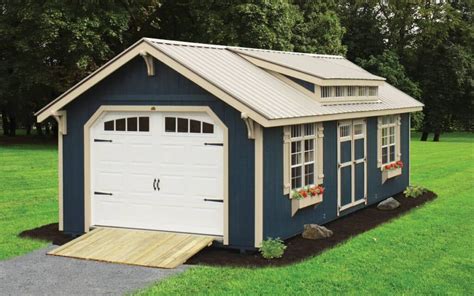 Garage Sheds | Shed With Garage Door | Sunrise Structures