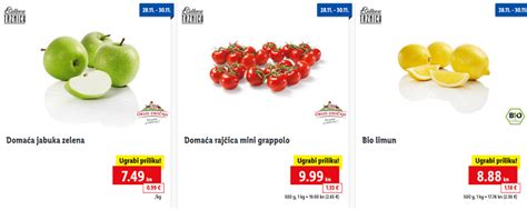 Lidl Tržnica Akcija Za Početak Tjedna Do 3011